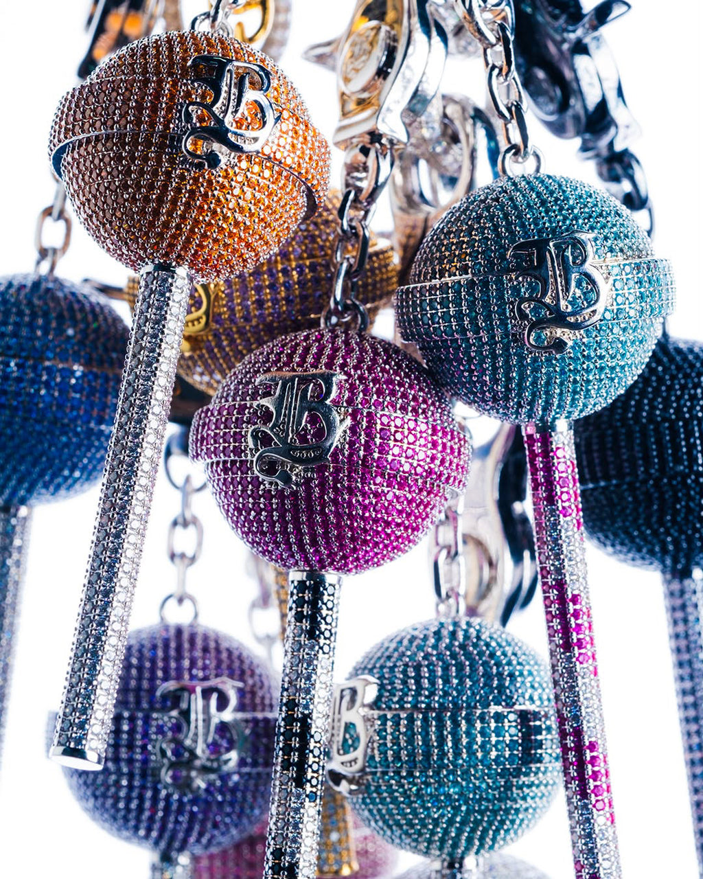 Sparkling Diamond Lollipop - Blue
