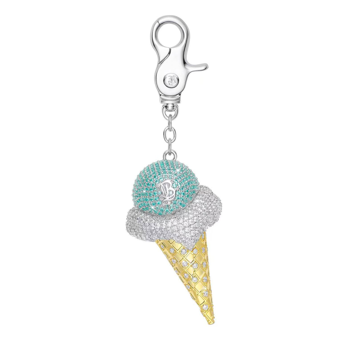 Midsummer Dream Crystal Ice Cream Cone Charm - Paraíba