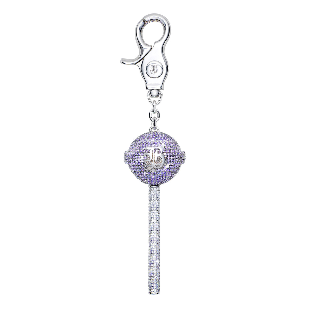 Sparkling Diamond Lollipop - Purple