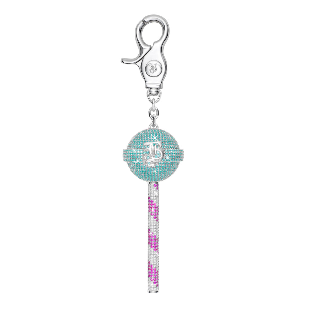 Prismatic Ice Crystal Lollipop Charm - Green